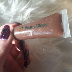 Lipgloss "Fame" Sheer chocolate pigment, glitter